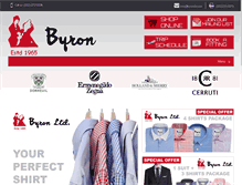 Tablet Screenshot of byronltd.com